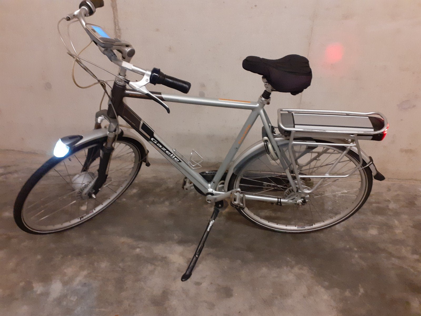 Elektrische fiets Gazelle, Fietsen en Brommers, Gebruikt, Velgrem, Versnellingen, 49 tot 53 cm