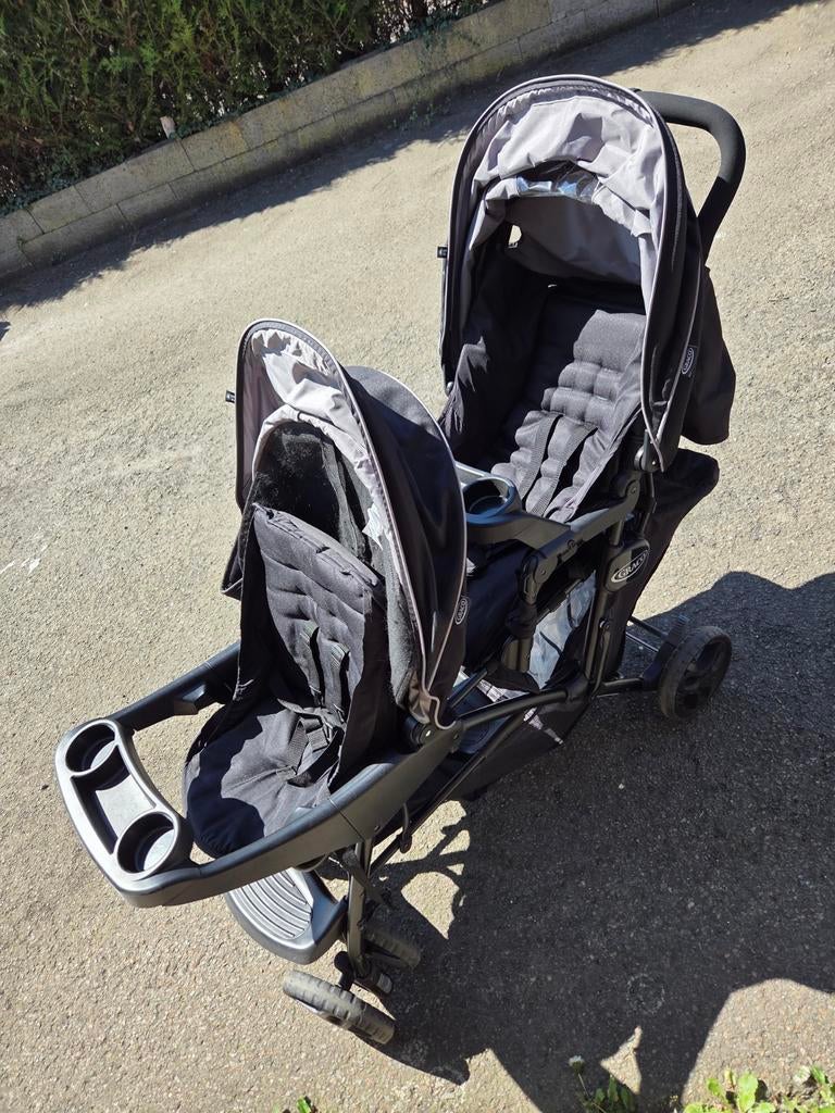 Poussette double-Duo buggy GRACO. Très bon état, peu utilisé, Enlèvement