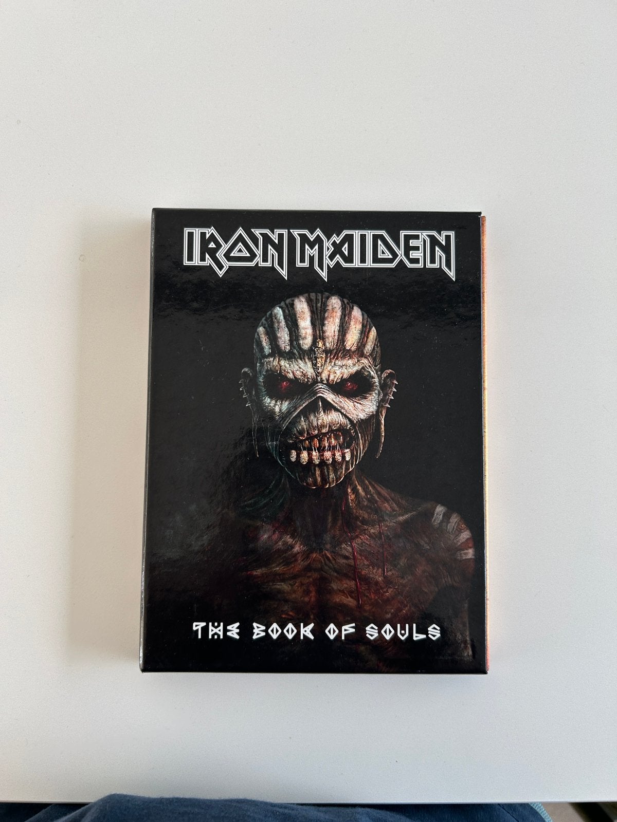 Iron Maiden - The Book Of Souls, Ophalen, Zo goed als nieuw, Boxset, Inclusief boekje