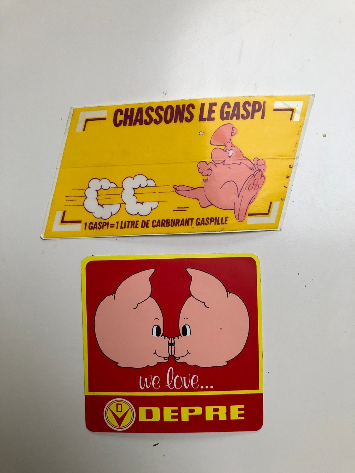 Twee stickers thema varken, Verzamelen, Ophalen of Verzenden, Nieuw, Overige typen