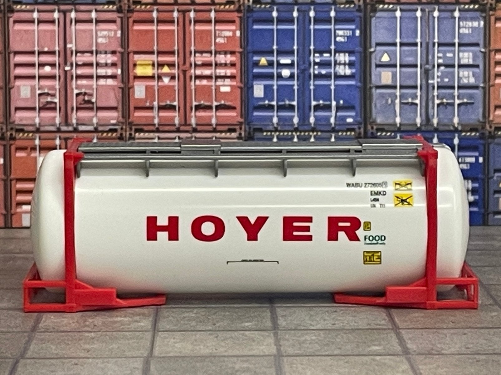 Herpa losse containers HOYER 1/87, Hobby & Loisirs créatifs, Voitures miniatures | 1:87, Enlèvement ou Envoi, Comme neuf, Autres types