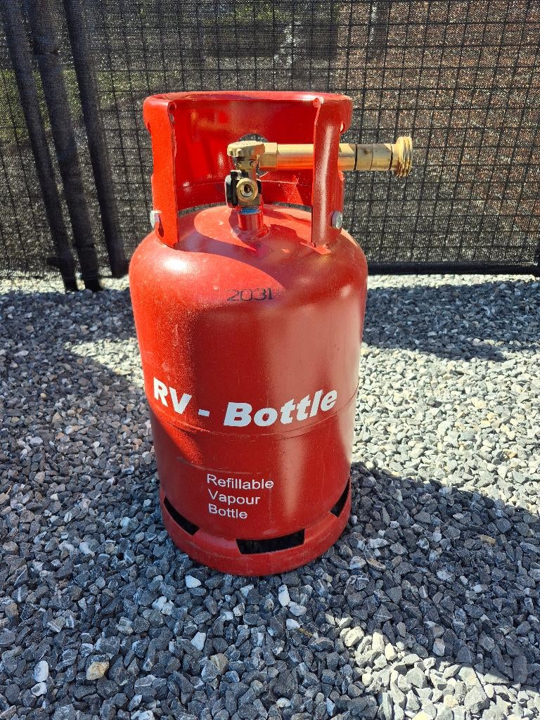 Bouteille LPG rechargeable 27L, Caravans en Kamperen, Ophalen, Zo goed als nieuw