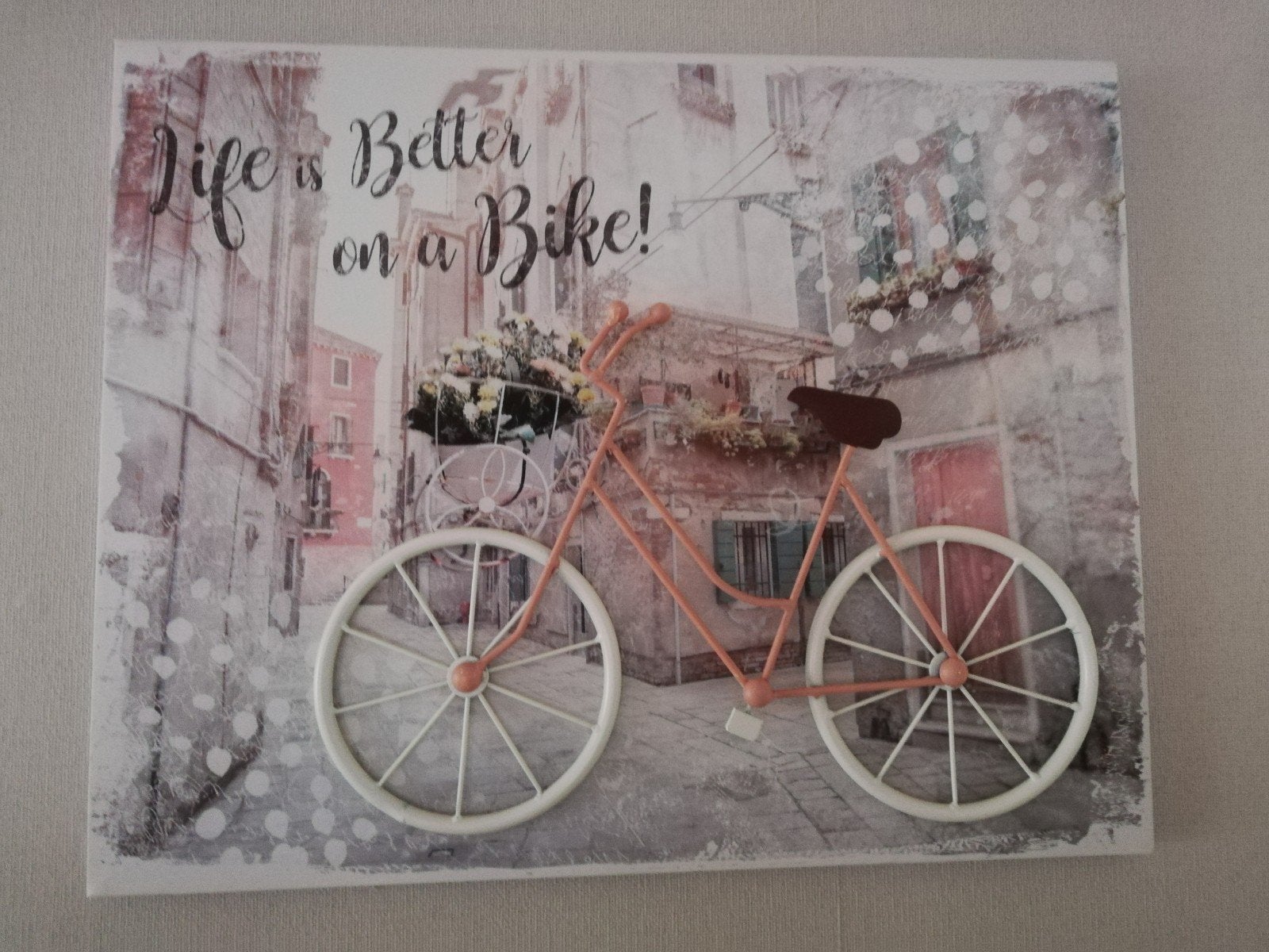 Als nieuw grote canvas met metalen fiets 20€
Laatste, Ophalen
