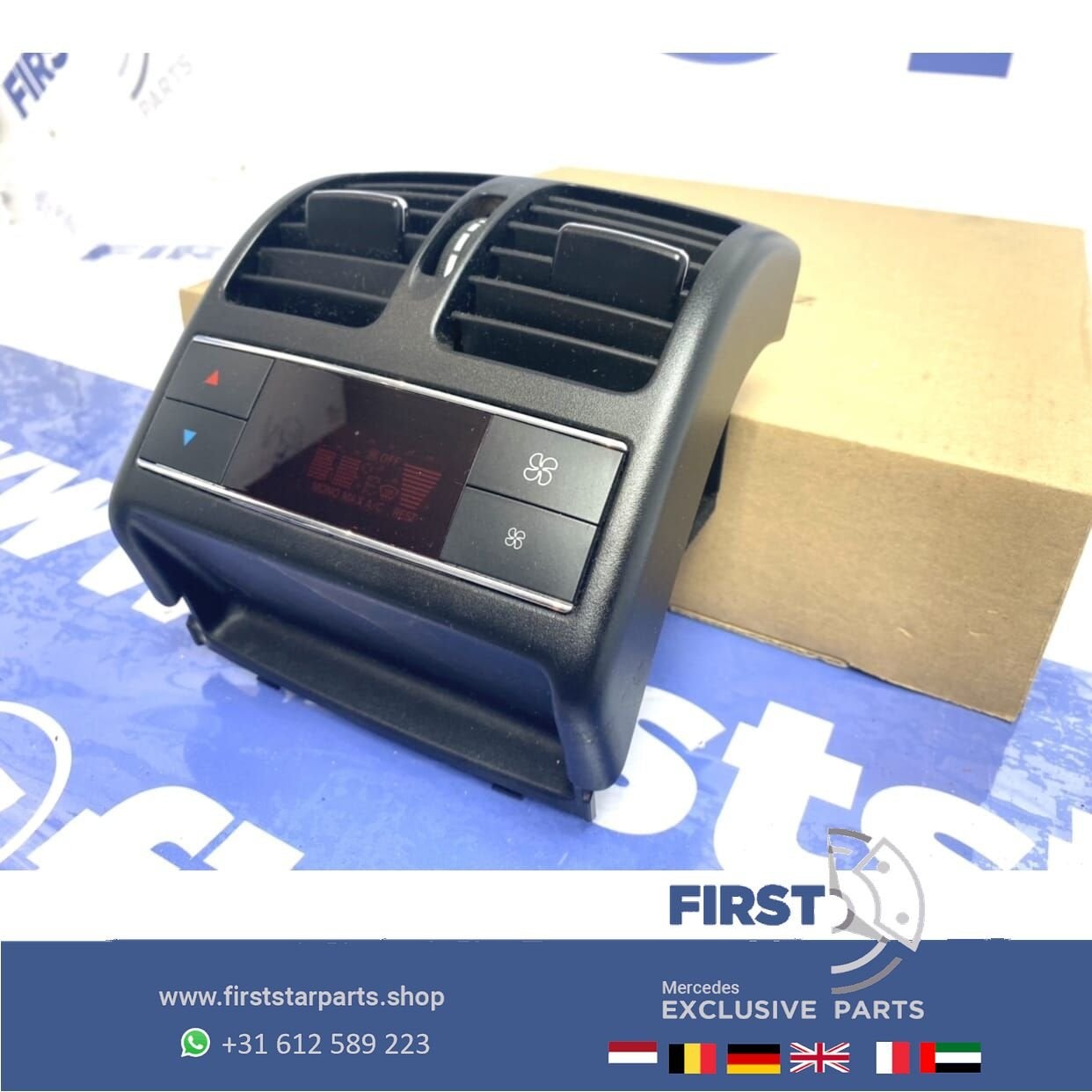 W204 REAR CLIMA TRONIC SCHAKELAAR DIGITAAL AIRCO PANEEL VERW, Utilisé, -, -, Enlèvement ou Envoi