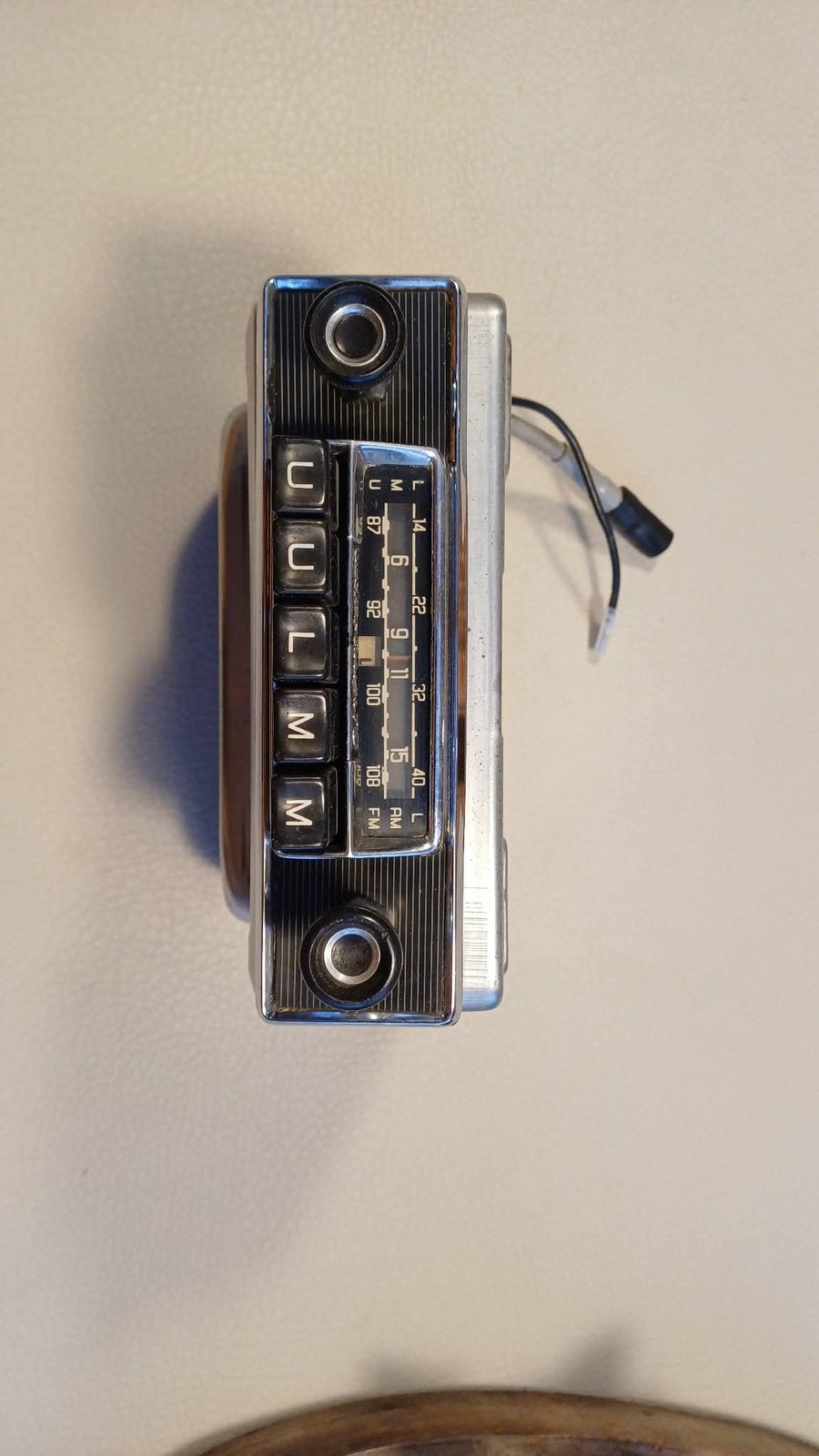 Autoradio BECKER bouwjaar 1963, Enlèvement