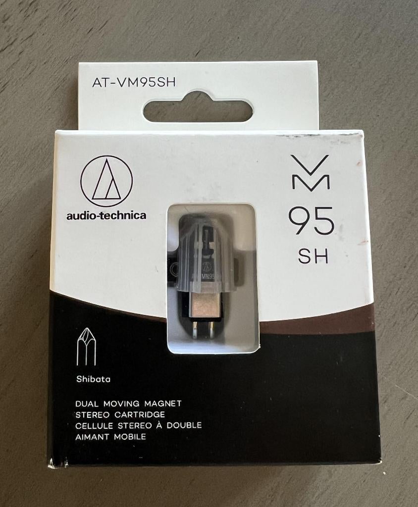 Audio-Technica AT-VM95SH Stereo Cartridge met Shibata Stylus, Enlèvement ou Envoi, Comme neuf, Pièce tourne-disques, Autres marques