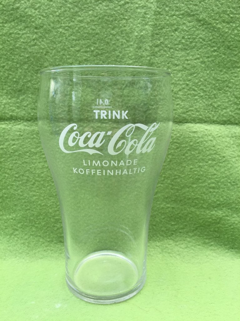 Zeer oud coca cola glas, Maison & Meubles, Enlèvement ou Envoi, Comme neuf, Verre, Verre ou Verres