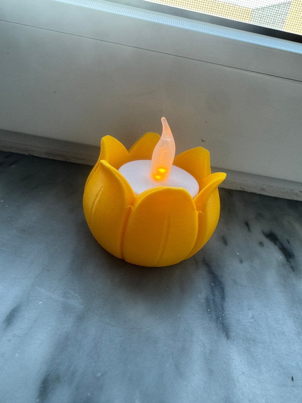 Fleur de lotus LED, Enlèvement ou Envoi, Comme neuf, Synthétique, Bougie