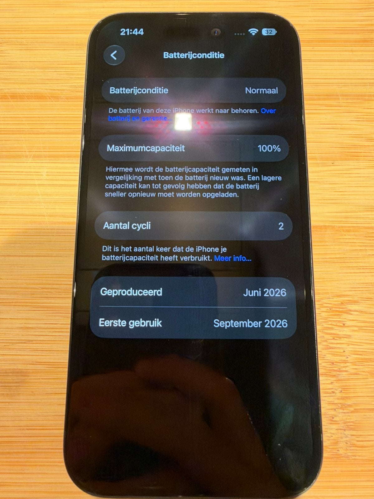 Iphone 15 128gb 100%, Ophalen, 128 GB, IPhone 15, Zwart