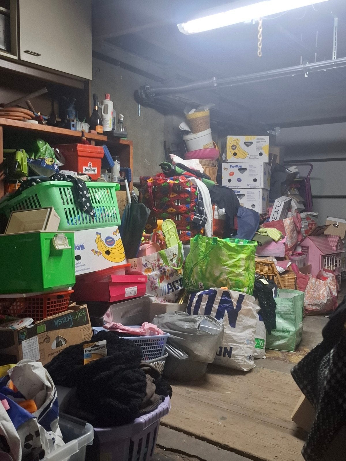 lot de brocante, Enlèvement