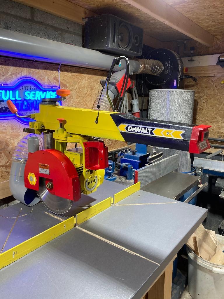dewalt radiaalzaag, Ophalen, Gebruikt, Afkortzaag, Dewalt