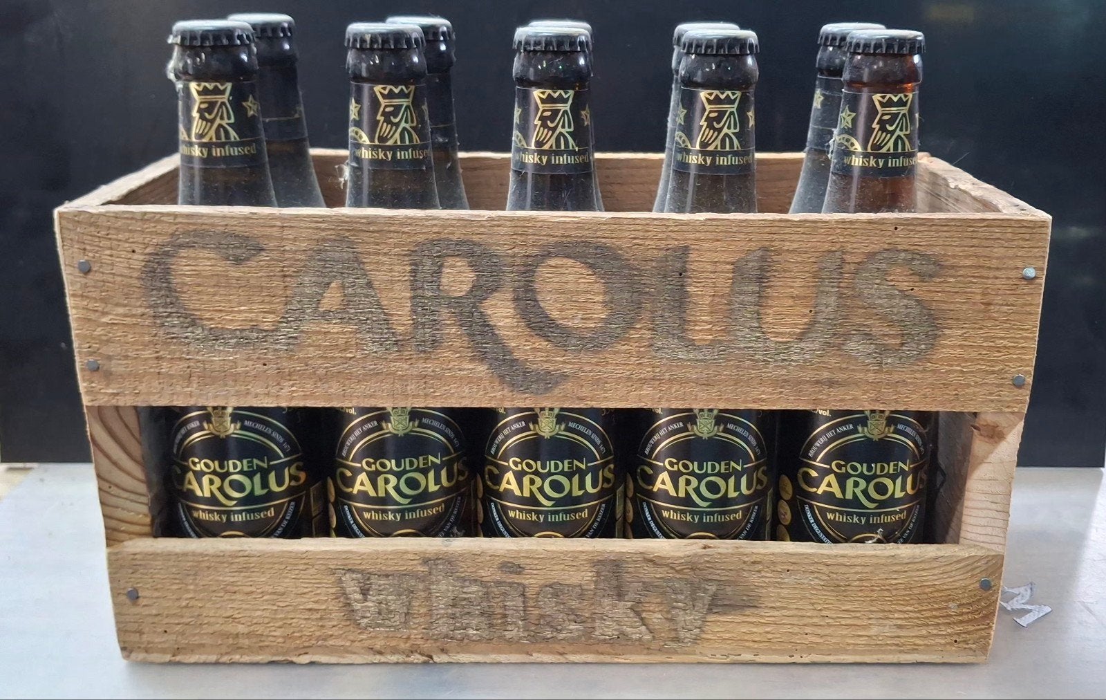 Gouden Carolus Whisky infused 10 st, Enlèvement