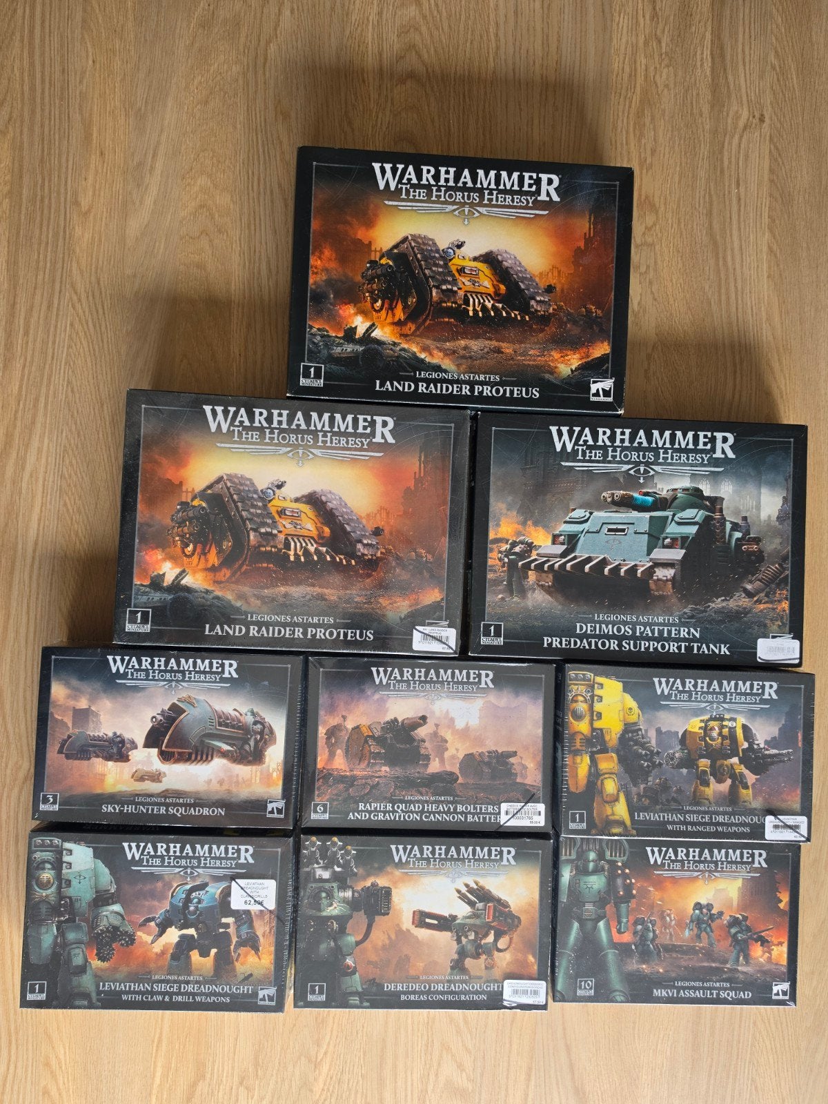 Lot 9 Boîtes Neuves Warhammer 40k The Horus Heresy Game Work, Hobby en Vrije tijd, Wargaming, Ophalen of Verzenden
