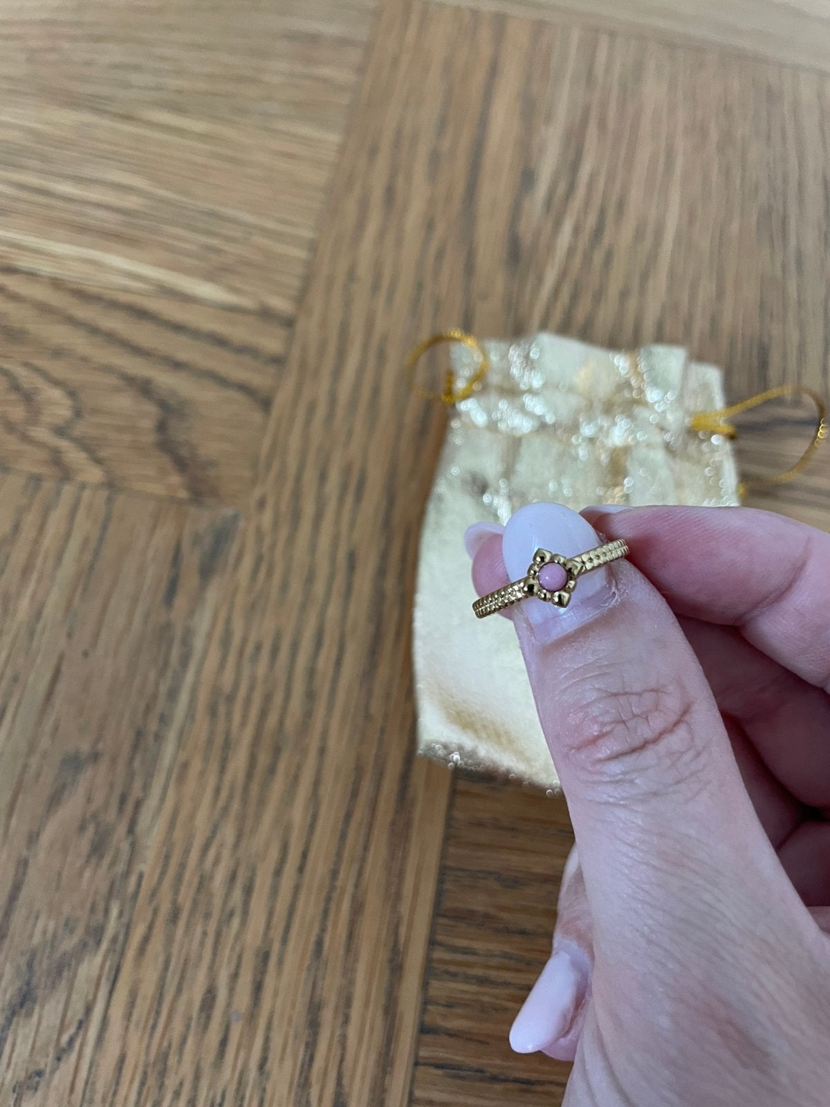 Go Dutch label ring, Handtassen en Accessoires, Ringen, IJzer of Staal, Ophalen of Verzenden, Zo goed als nieuw, Dame
