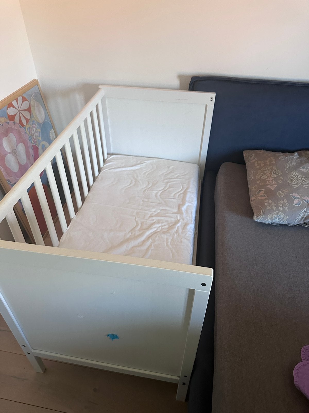 Lit bébé Ikea 120x60 cm - complet, Enlèvement, Utilisé, Fille
