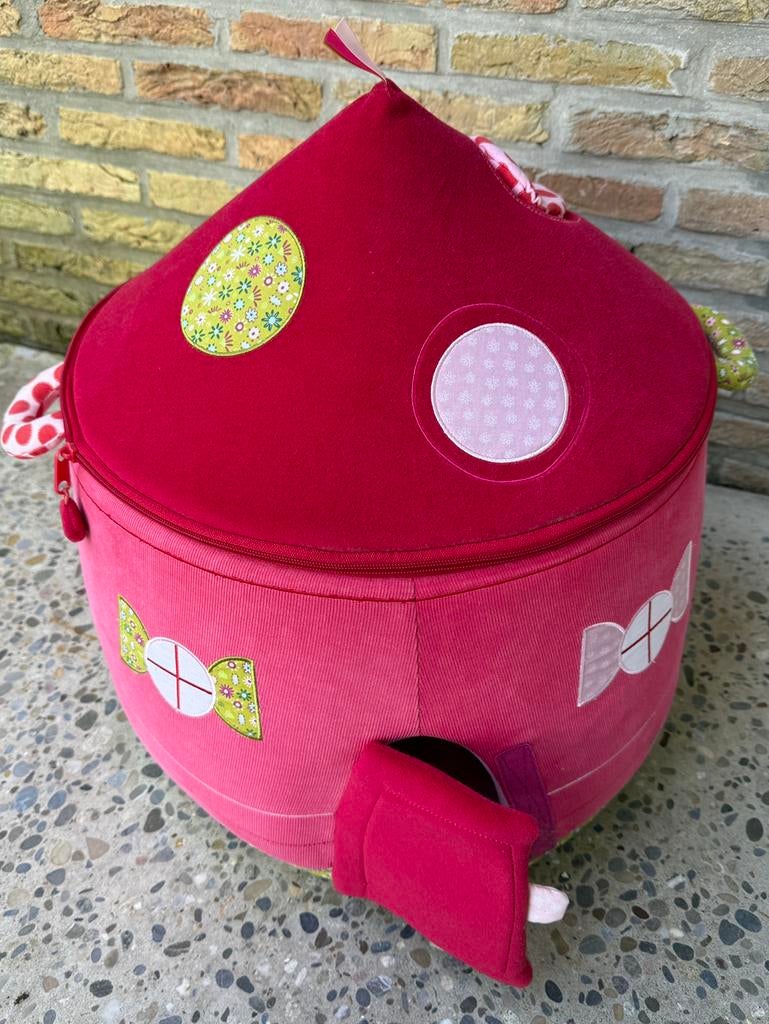 Opbergmand speelgoed Lilliputiens, Ophalen, Zo goed als nieuw