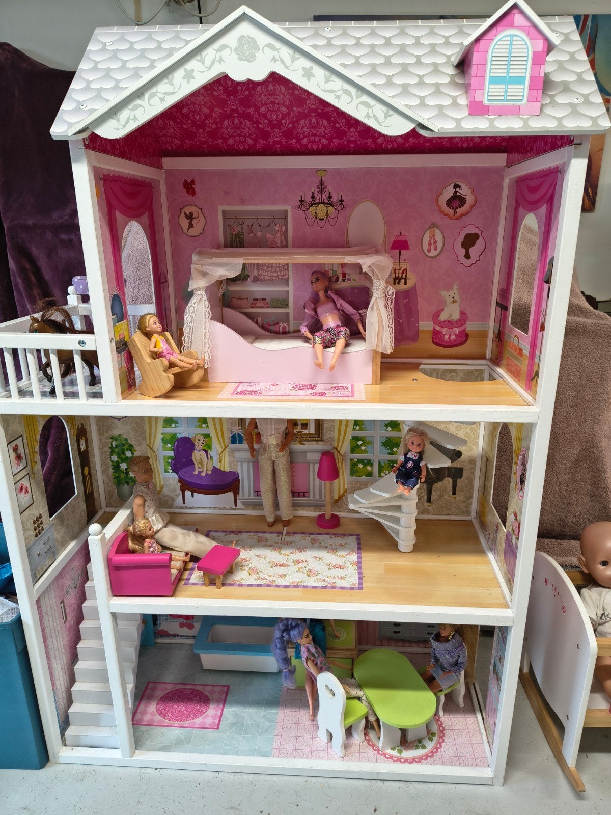 barby huis, Ophalen, Zo goed als nieuw, Poppenhuis
