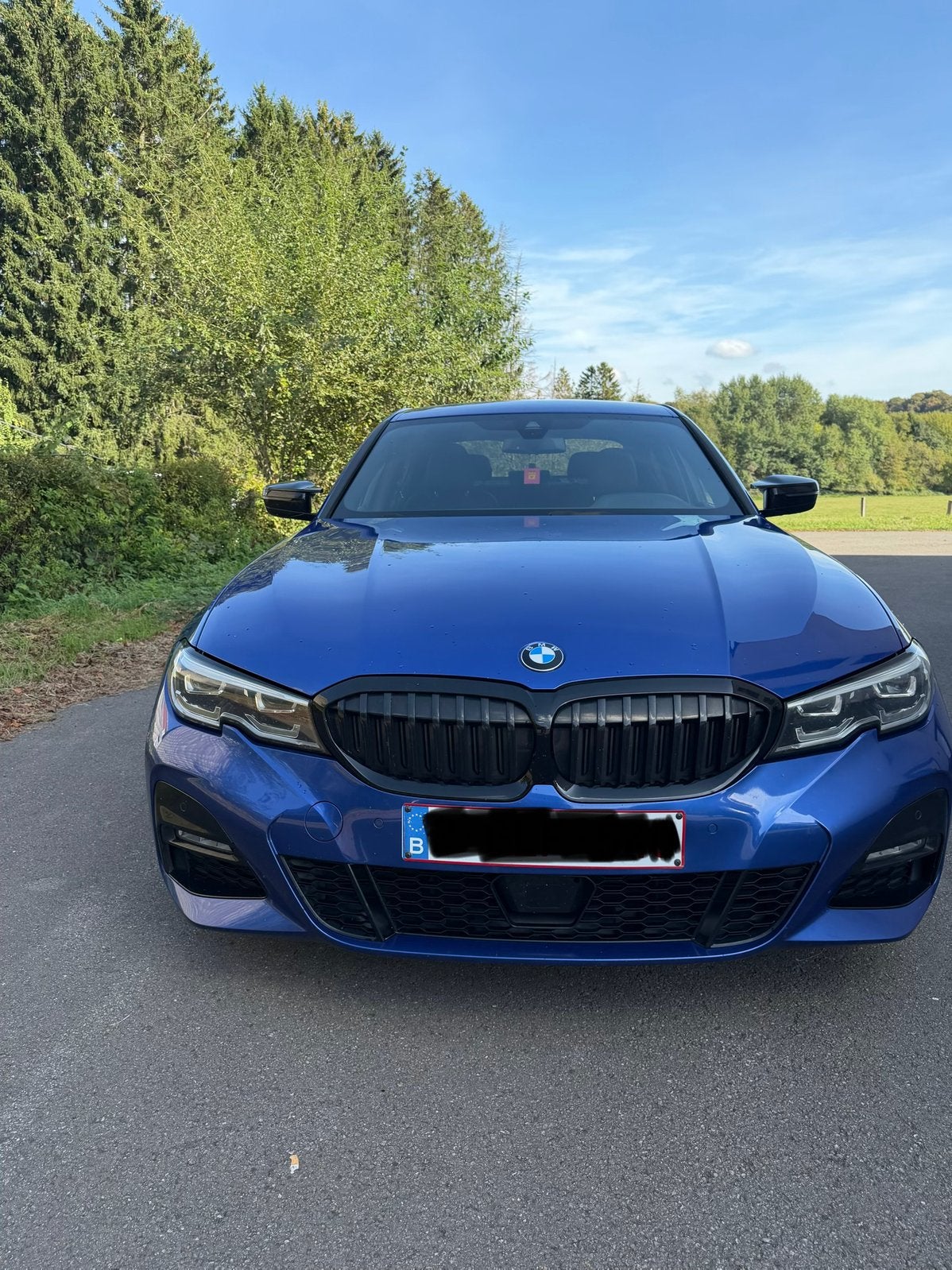 Bmw 320d 2019 136000km, Auto's, Automaat, 4 deurs, Achterwielaandrijving, Blauw