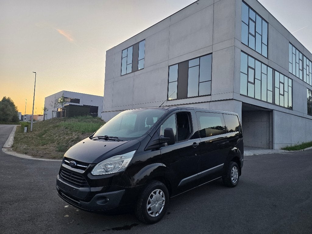 Ford Transit Custom 2.0tdci - Dubbel cabine 6plaats -03/2017, Autos, Ford, Achat, Entreprise, Boîte manuelle, Entretenue par le concessionnaire