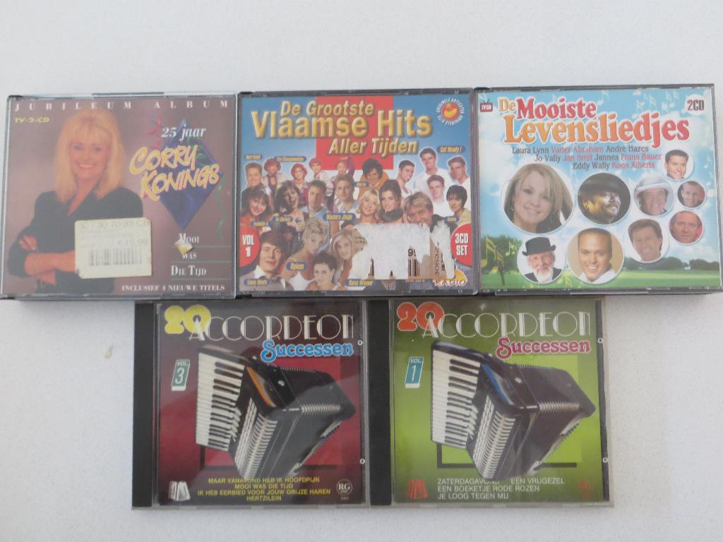 Diverse CD's levensliedjes, Vlaamse hits,..., Ophalen of Verzenden