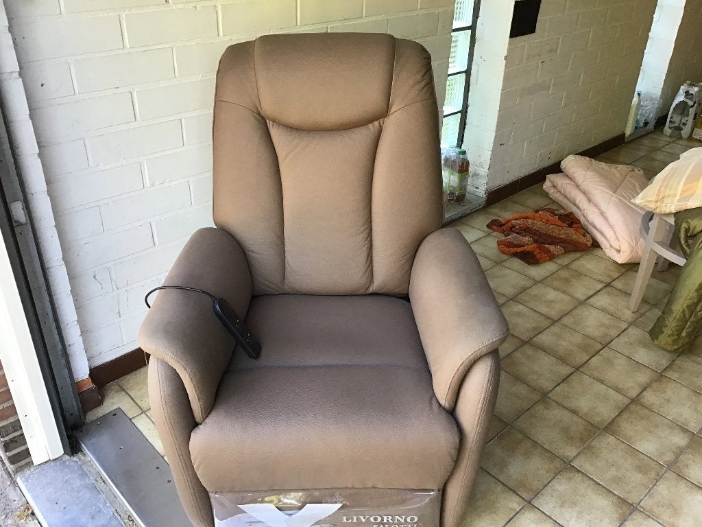 Relaxzetel, Huis en Inrichting, Fauteuils, Ophalen, Zo goed als nieuw, 75 tot 100 cm, Leer