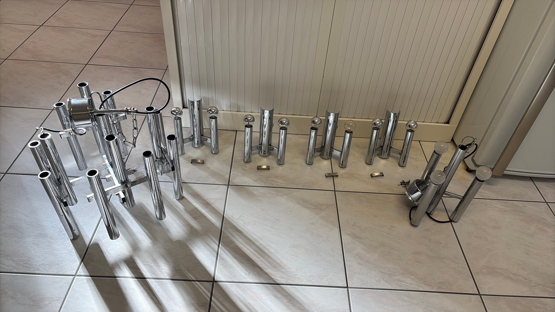 Vintage lampen retro space age, Verzamelen, Ophalen, Huis en Inrichting