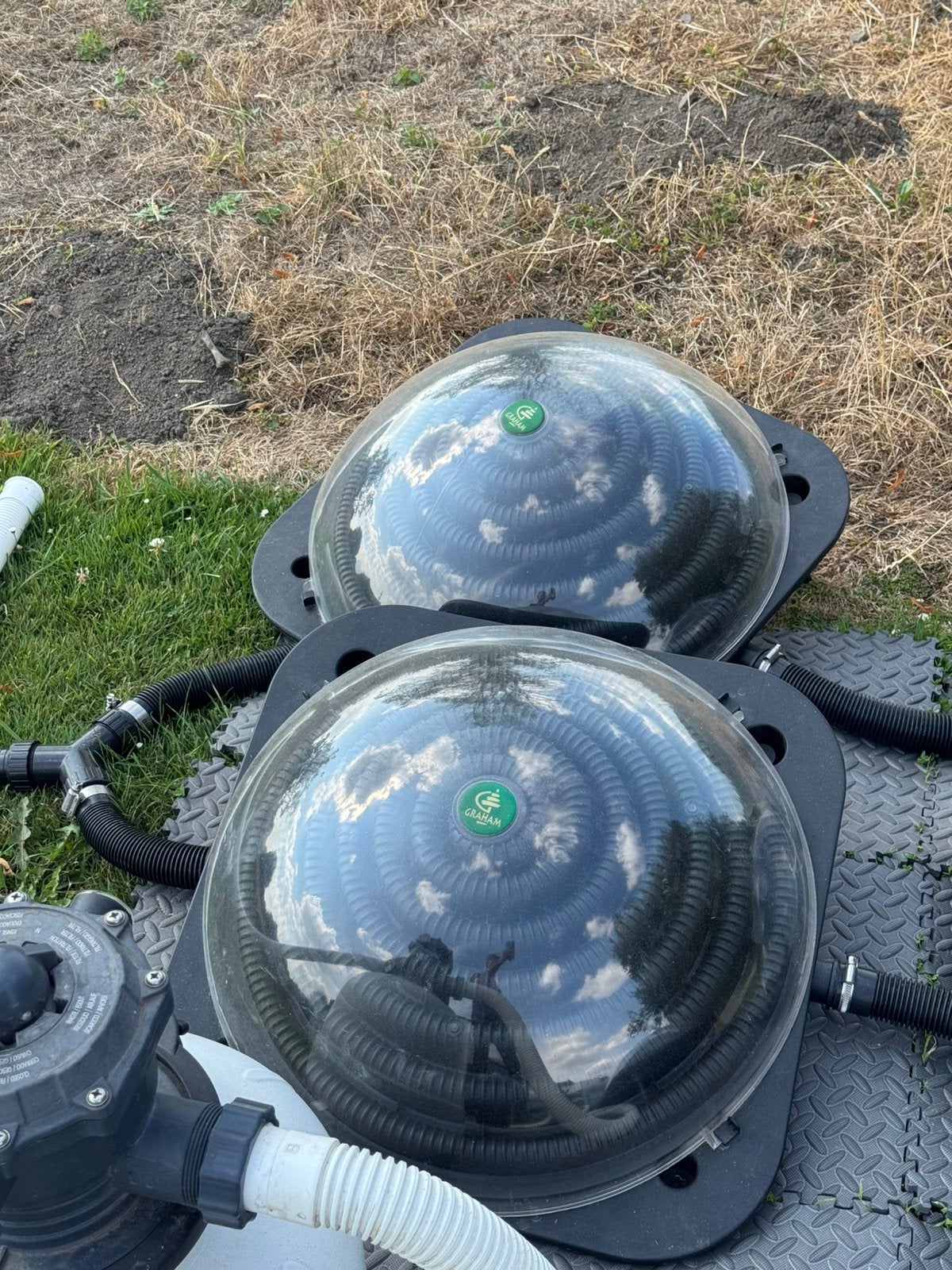 Dômes solaire pour piscine, Enlèvement, Comme neuf