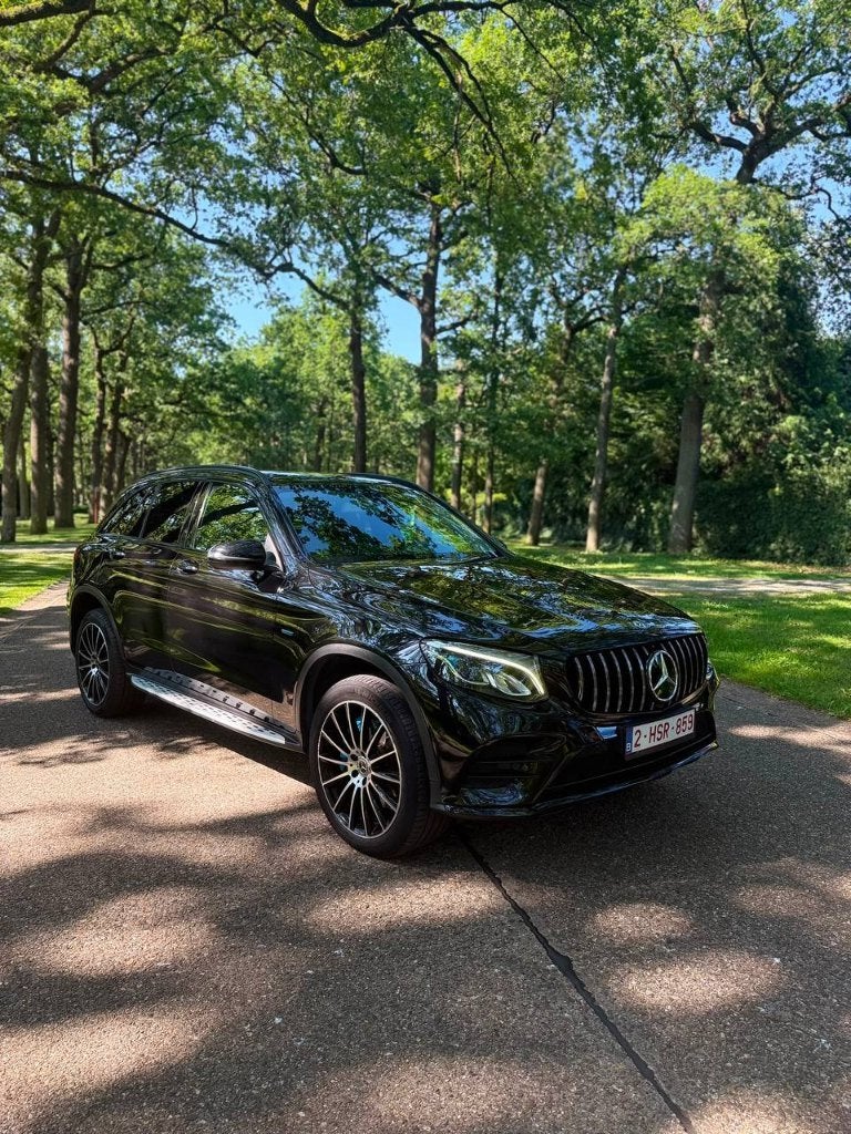 Mercedes-Benz GLC 350 E 4MATIC, Auto's, Automaat, Lederen bekleding, 1995 cc, Zwart