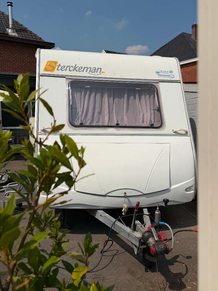 Sterckeman starlett 445CE, Caravans en Kamperen, Standaardzit, Sterckeman, Hordeur, 750 - 1000 kg