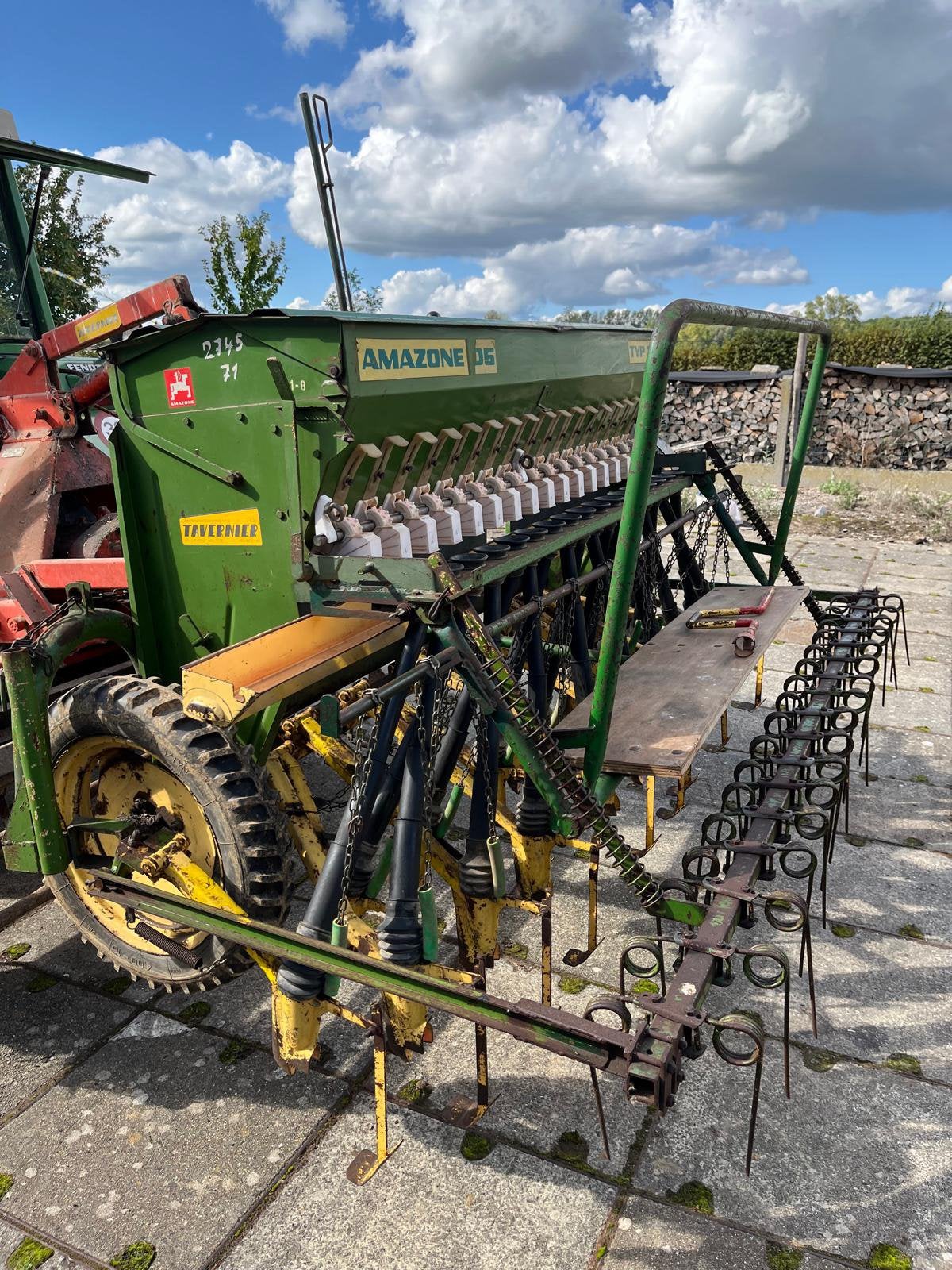 Amazone zaaimachine Type 25, Enlèvement