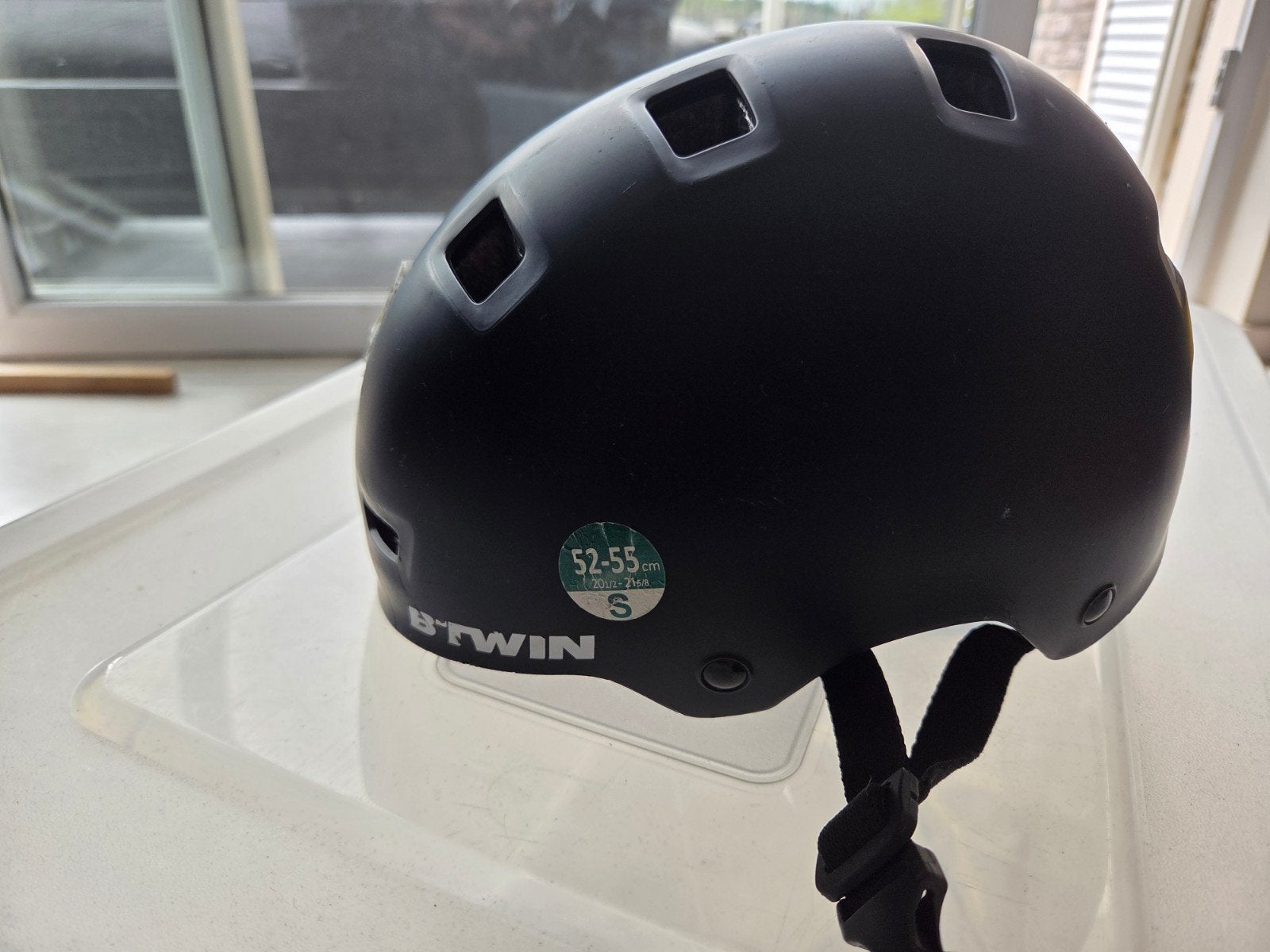 fietshelm kind 52-55cm / S  B-twin, Ophalen, Zo goed als nieuw, S, Decathlon Btwin
