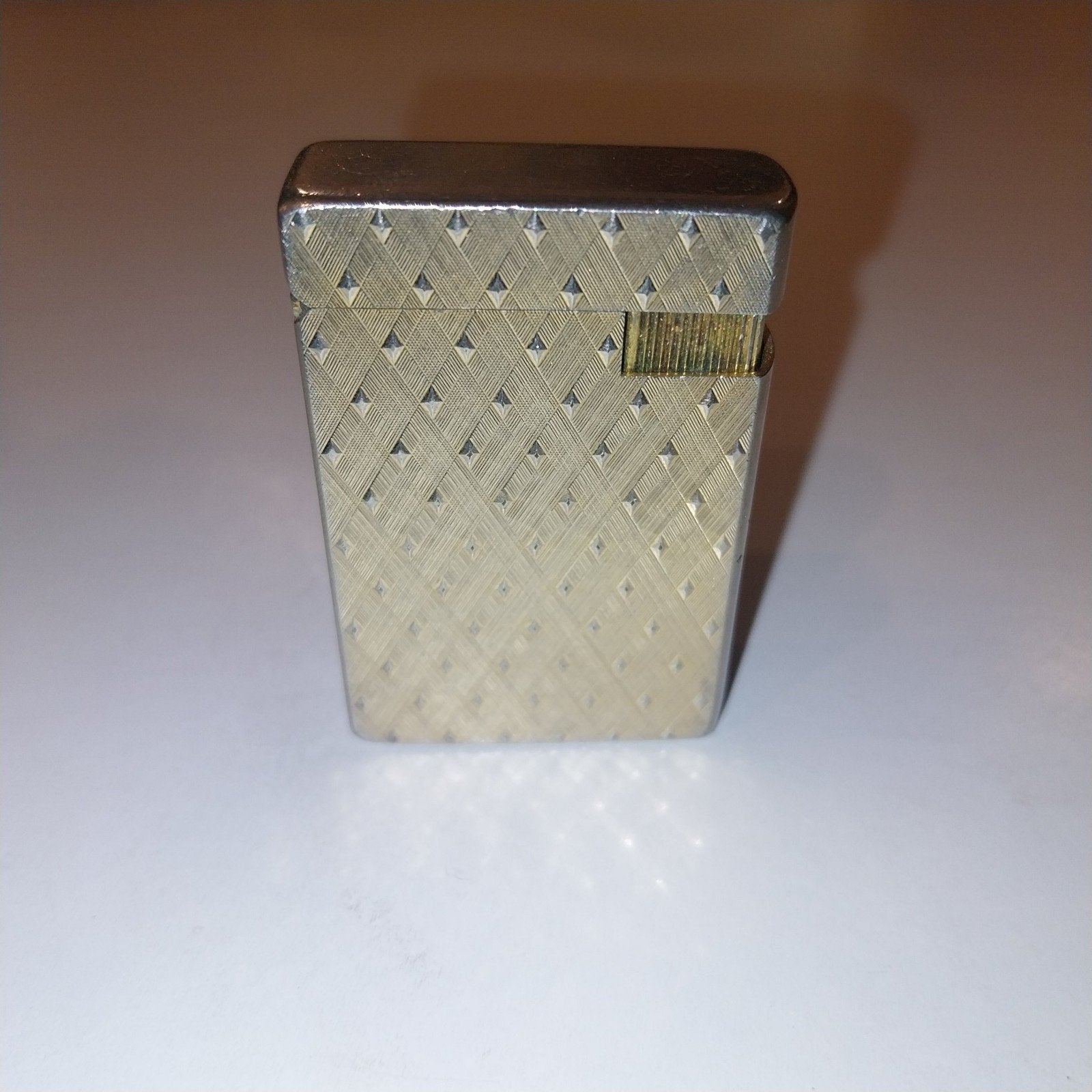 Vintage Silver Piezo Electric aansteker, Verzamelen, Ophalen, Pinguin, Gebruikt, .