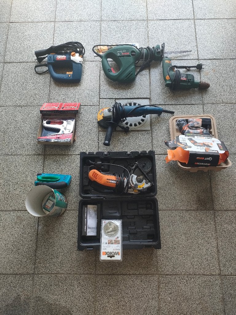 Set de 8 bricoleurs électriques, Enlèvement, Comme neuf