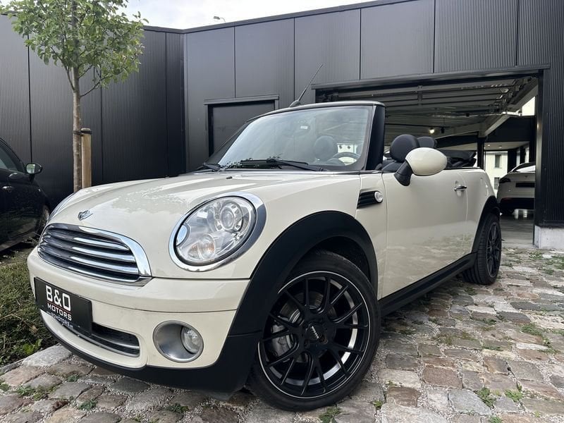 Mini Cooper Cabrio, Auto's, Voorwielaandrijving, 4 zetels, Gebruikt, Zwart