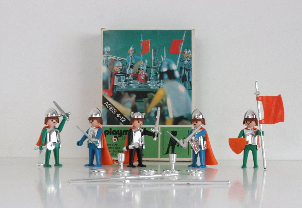 Vintage Playmobil Ridder set 3261 - Klicky 1974, Kinderen en Baby's, Speelgoed | Playmobil, Ophalen of Verzenden, Gebruikt