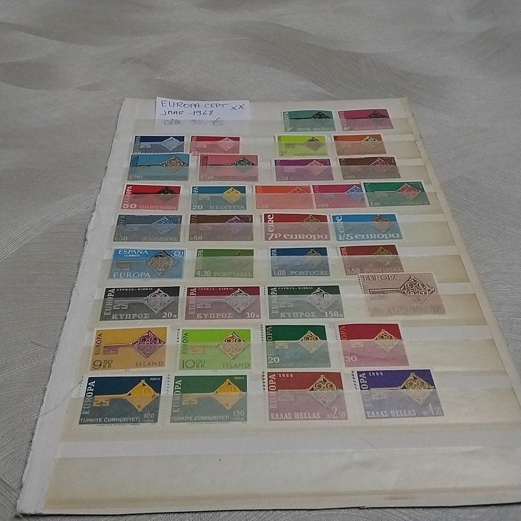 EUROPA CEPT jaar 1968 postfris met cote 95,00 €, Postzegels en Munten, Postzegels | Europa | België, Ophalen of Verzenden, Postfris