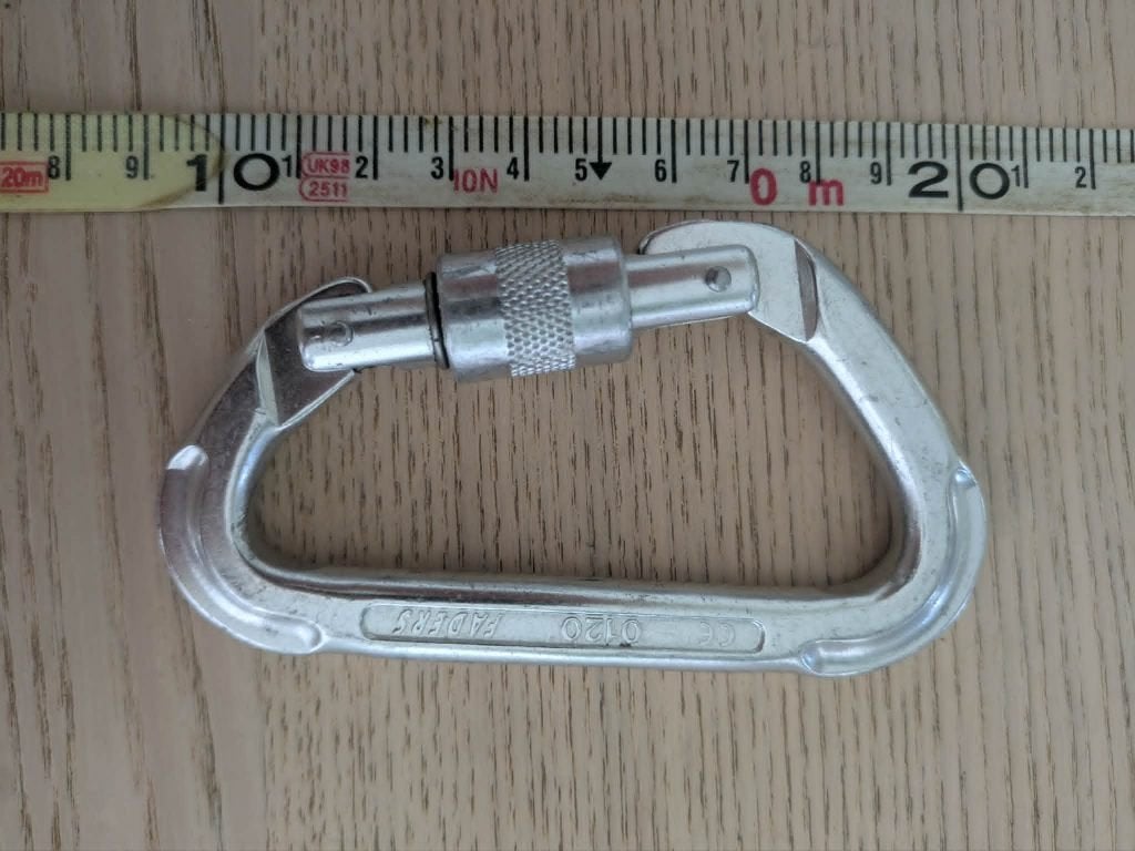 17x Screwgate Carabiner / karabijnhaken, Sport en Fitness, Ophalen of Verzenden, Zo goed als nieuw, Klimsport-accessoire