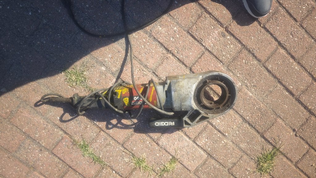 Ridgid draadsnijmachine, Ophalen, Gebruikt, Snijgereedschap, Ridgid