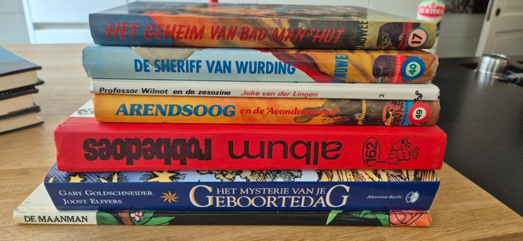 Vintage boekenpakket - retro jeugdboeken, Ophalen