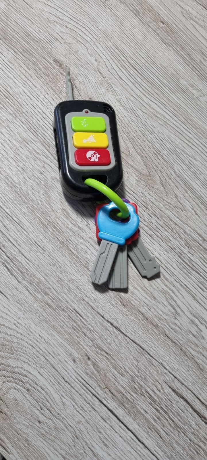 Sleutelbos met geluid, Ophalen