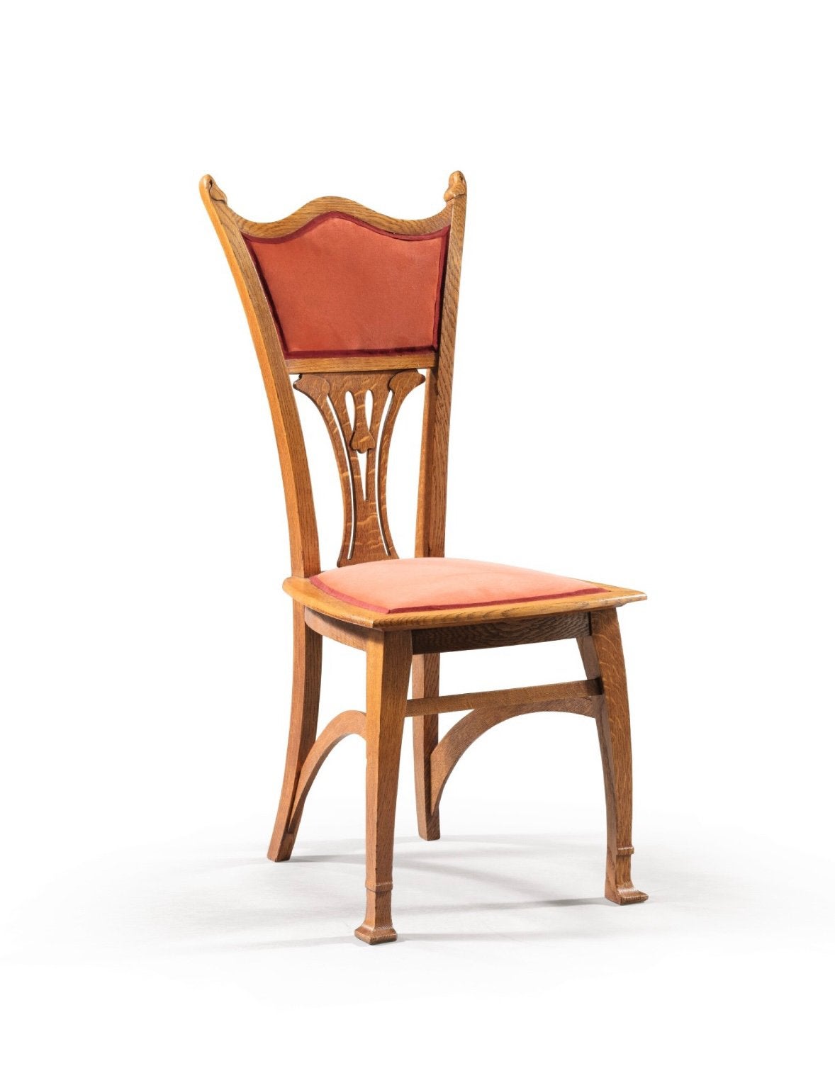 Set van 4 Stoelen ‘À la gerbe’ (1897) Gustave Serrurier-Bovy, Antiek en Kunst, Ophalen of Verzenden