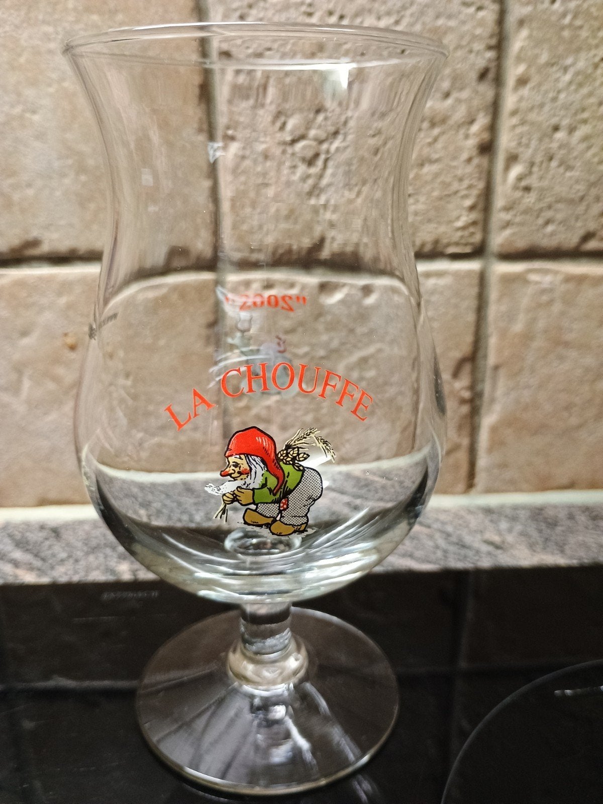 La chouffe collector glas 2002, Verzamelen, Ophalen of Verzenden