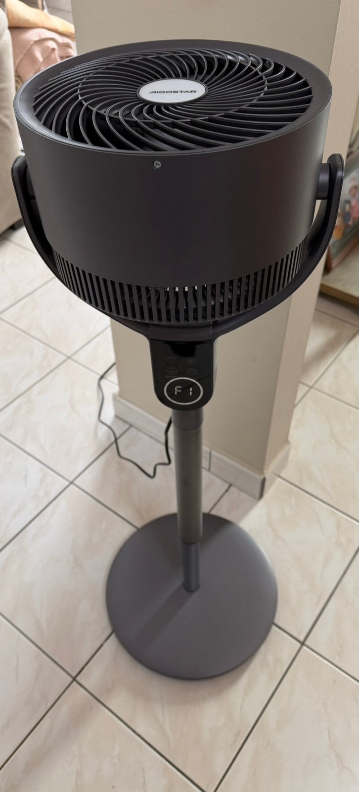 Design 2 en 1 : ventilateur de table et ventilateur sur pied, Electroménager, Enlèvement, Comme neuf, Ventilateur de trépied
