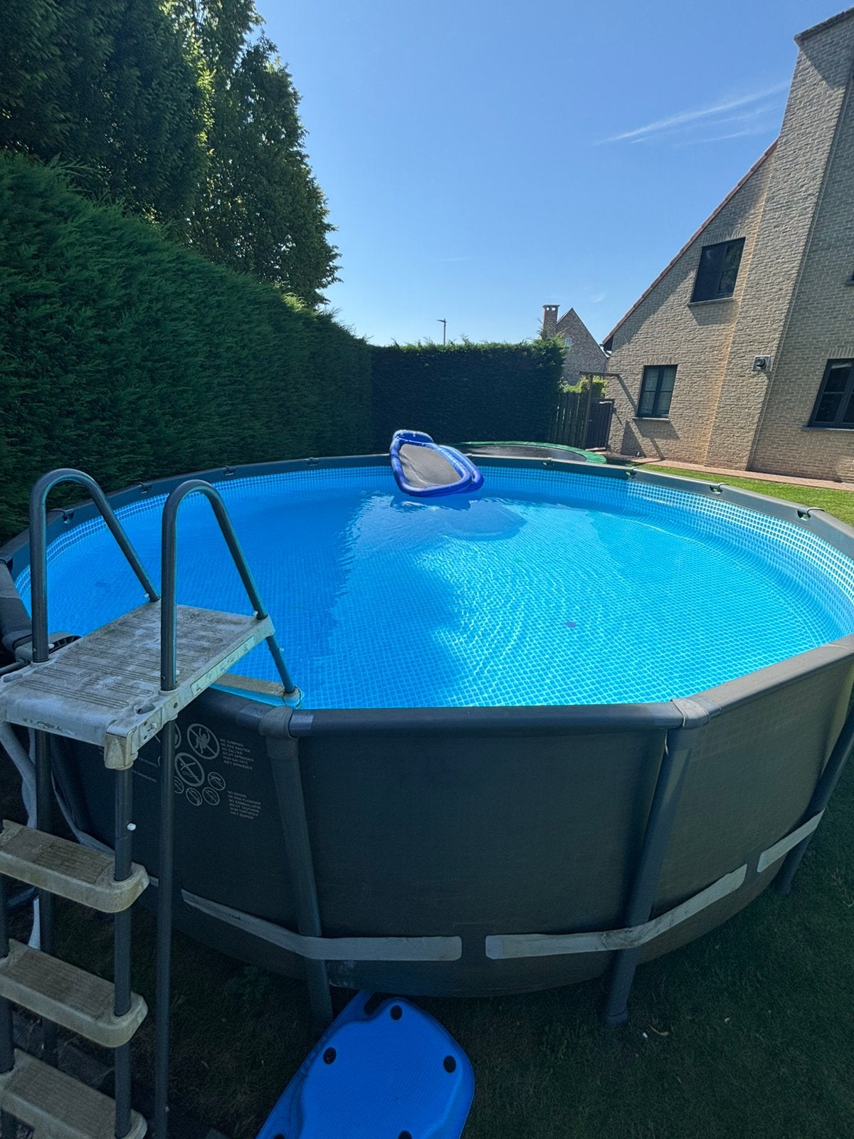 Zwembad met warmtepomp, Ophalen, 80 tot 120 cm, Rond, Zo goed als nieuw