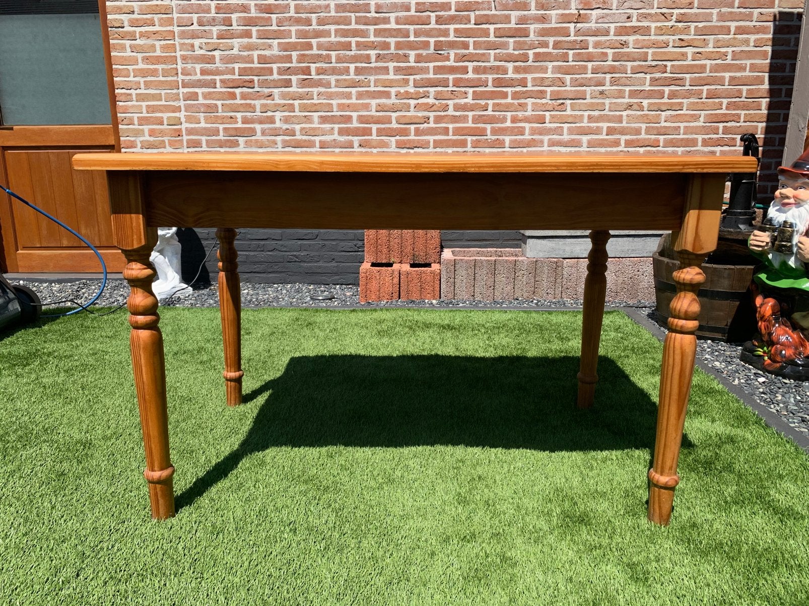Houten keukentafel B:70 L:116,5 H:75, Ophalen, Gebruikt