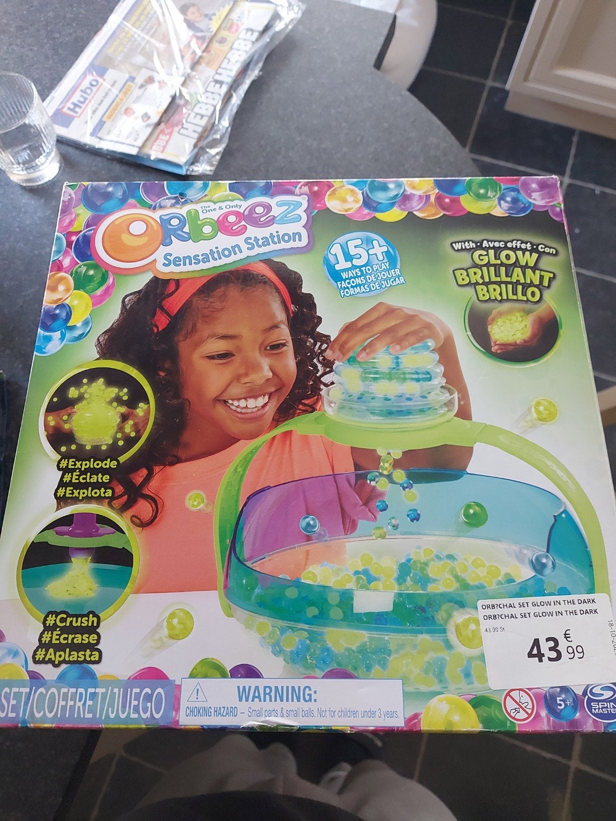 Orbeez sensation station, Ophalen