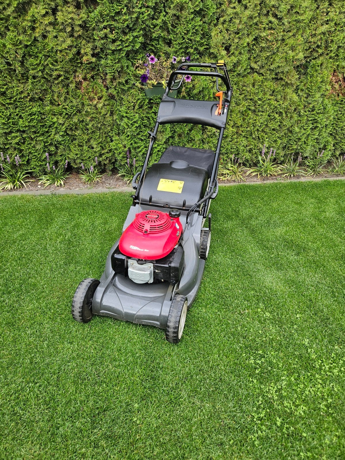 Honda HRX 476, Tuin en Terras, Ophalen, Cirkelmaaier, Gebruikt, Benzine-grasmaaier