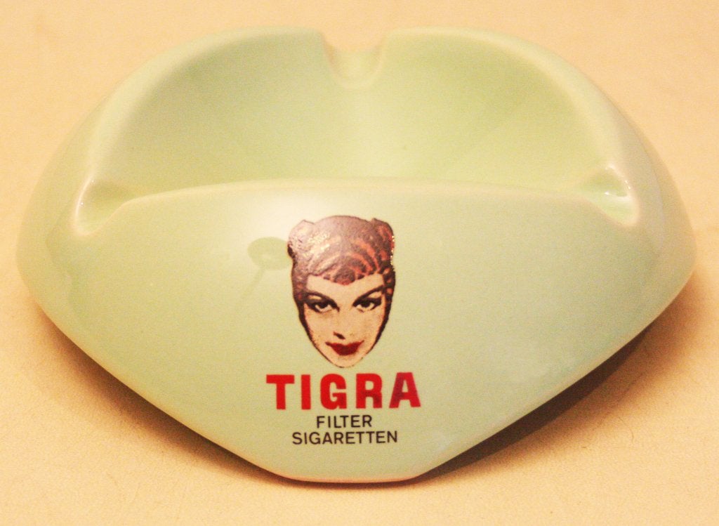 Zeldzame Tigra Asbak Uit Keramiek / Made In Badour, Belgium, Ophalen of Verzenden, Zo goed als nieuw