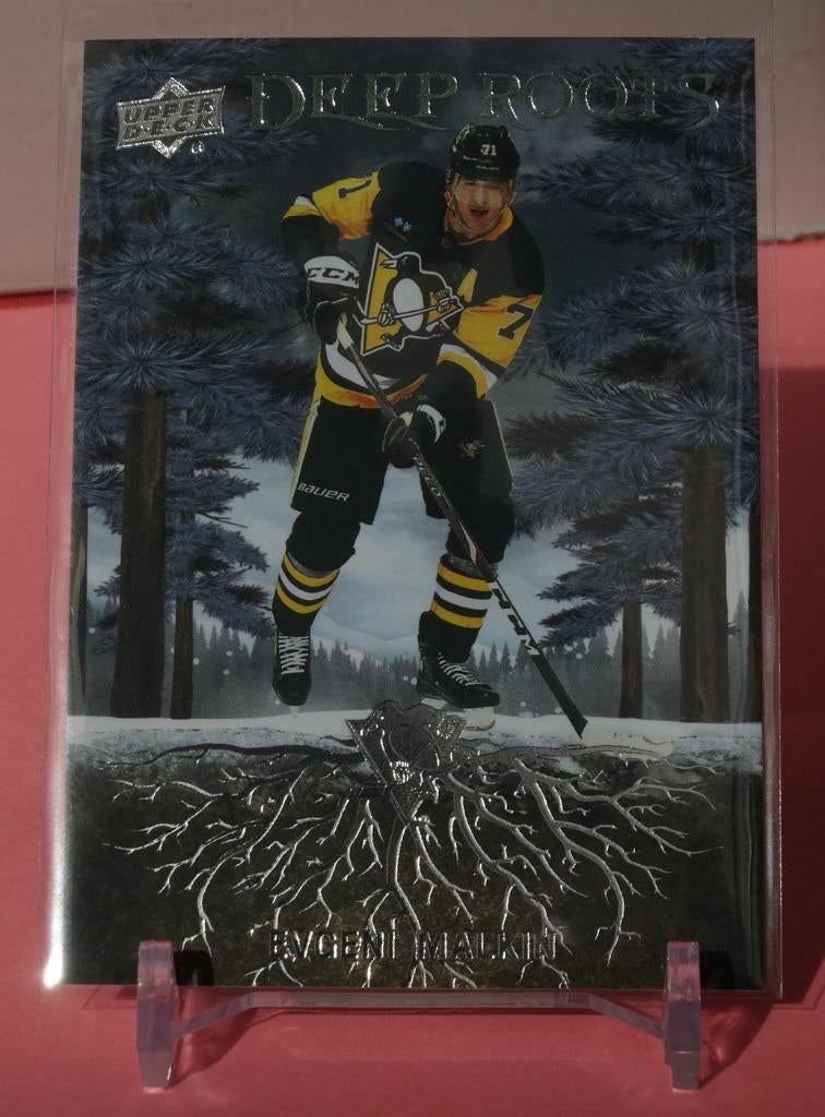 23-24 UD série 2 - NHL Deep Roots #DR -26 Evgeny Malkin, Envoi, Neuf, Image