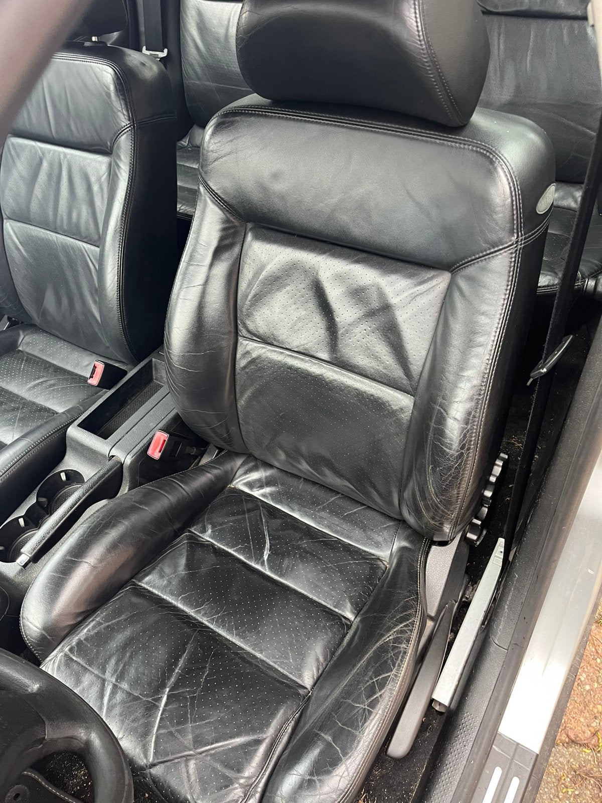 Sièges en cuir noir à vendre pour VW Passat modèle 96-2005, Enlèvement, Utilisé, Volkswagen